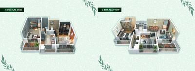 Image of 638 Sq.ft 1 BHK Apartment / Flat for sale in Jai Shree Anandi Imperial, Dombivli East, Thane for Rs. 3999000