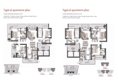Image of 3440 Sq.ft 3 BHK Apartment / Flat for sale in TARC Kailasaa, Kirti Nagar, New Delhi for Rs. 105000000