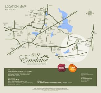 Image of 1120 Sq.ft 2 BHK Apartment / Flat for sale in SLV Enclave, K R Puram, Bengaluru for Rs. 8400000