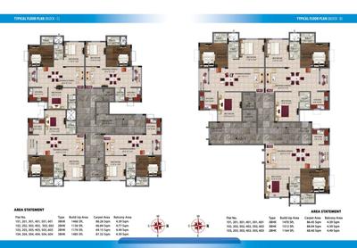 Image of 1466 Sq.ft 3 BHK Apartment / Flat for sale in Vaishno Greens, Janla, Bhubaneswar for Rs. 7500000