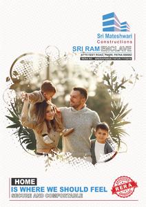 Image of 1550 Sq.ft 3 BHK Apartment / Flat for sale in Sri Ram Enclave, Sipara, Patna for Rs. 8500000