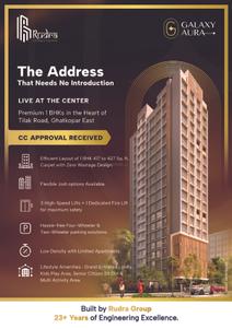 Image of 630 Sq.ft 1 BHK Apartment / Flat for sale in Rudra Galaxy Aura, Ghatkopar East, Mumbai for Rs. 21400000