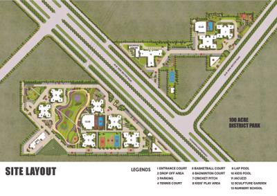 Image of 1889 Sq.ft 2 BHK Apartment / Flat for sale in Adani Oyster Grande Tower G, Sector 102, Gurgaon for Rs. 26500000