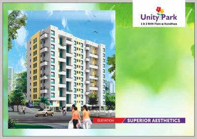 Image of 550 Sq.ft 1 BHK Apartment / Flat for sale in BU Bhandari Unity Park, Kondhwa, Pune for Rs. 3500000