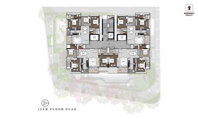 Image of 653 Sq.ft 2 BHK Apartment / Flat for sale in Roswalt Ryla, Bandra West, Mumbai for Rs. 42000000