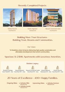 Image of 543 Sq.ft 1 BHK Apartment / Flat for sale in Shree Ashoka Iconic, Nalasopara East, Nala Sopara for Rs. 3950000