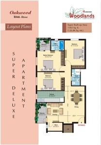 Image of 1450 Sq.ft 3 BHK Villa for sale in Ashiana Woodlands, Mango, Jamshedpur for Rs. 12500000