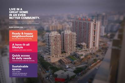 Image of 1150 Sq.ft 2 BHK Apartment / Flat for sale in Elina Liva, Mohammed Wadi, Pune for Rs. 9800000
