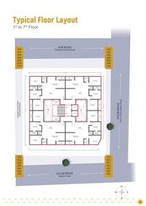Image of 1960 Sq.ft 3 BHK Apartment / Flat for sale in Khushboo Parshwa Hiya Harmony, Manjalpur, Vadodara for Rs. 10500000