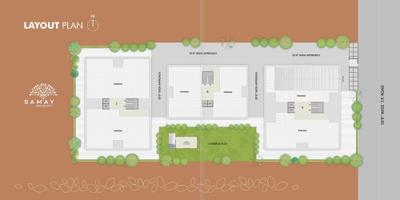 Image of 2250 Sq.ft 3 BHK Apartment / Flat for sale in Mahavir Samay Residency, Nana Chiloda, Ahmedabad for Rs. 9500000