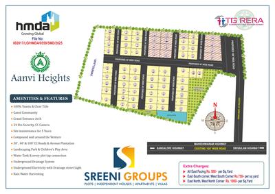 Image of 200 Sq.ft Residential Plot / Land for sale in Aanvi Heights, Maheshwaram, Hyderabad for Rs. 5200000