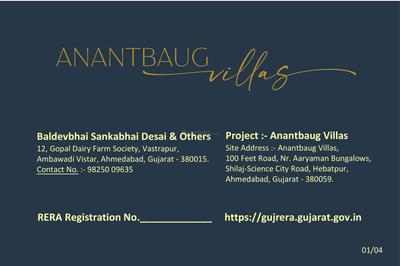 Image of 7650 Sq.ft Residential Plot / Land for sale in Anantbaug Villas, Thaltej, Ahmedabad for Rs. 97900000