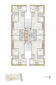 Image of 2400 Sq.ft 3 BHK Apartment / Flat for sale in Milestone Niyaara, Bhimrad, Surat for Rs. 17100000