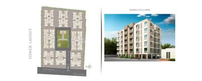 Image of 850 Sq.ft 2 BHK Apartment / Flat for sale in Elanza Aditya Elanza, Bhayli, Vadodara for Rs. 5000000