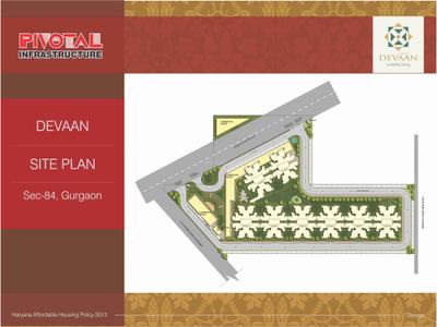 Image of 803 Sq.ft 2 BHK Apartment / Flat for sale in Pivotal Devaan, Sector 84, Gurgaon for Rs. 6504150