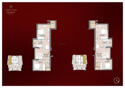 Image of 770 Sq.ft 2 BHK Apartment / Flat for sale in Codename Above All, Dadar West, Mumbai for Rs. 35000000