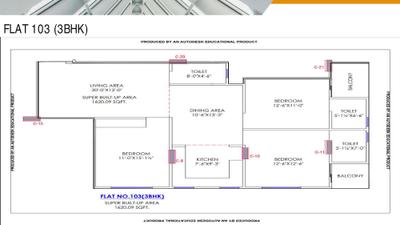 Image of 1362 Sq.ft 3 BHK Apartment / Flat for sale in Lucky Heights 3, Mansarovar Extension, Jaipur for Rs. 9500000