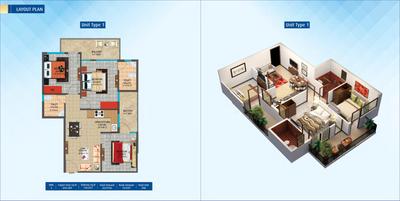Image of 650 Sq.ft 2 BHK Apartment / Flat for sale in Landmark The Homes 81, Sector 81, Gurgaon for Rs. 7200000