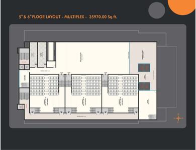 Image of 1179 Sq.ft 2 BHK Apartment / Flat for sale in Shree Balaji Skyrise, Atladara, Vadodara for Rs. 3400000