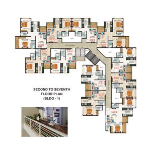 Image of 585 Sq.ft 1 BHK Apartment / Flat for sale in A P Shivdooti Residency, Ambivli, Thane for Rs. 2600000
