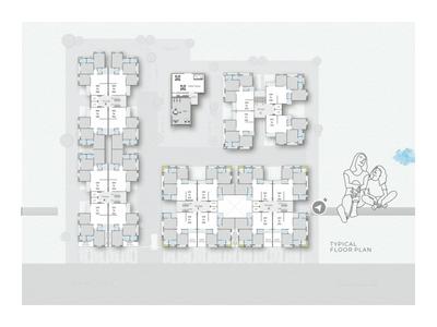 Image of 1500 Sq.ft 3 BHK Apartment / Flat for sale in Shreeji Darshanam Crest, Tarsali, Vadodara for Rs. 5200000