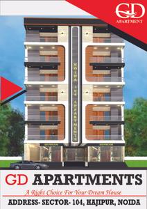 Image of 1550 Sq.ft 3 BHK Apartment / Flat for sale in GD Apartments, Sector 104, Noida for Rs. 9500000