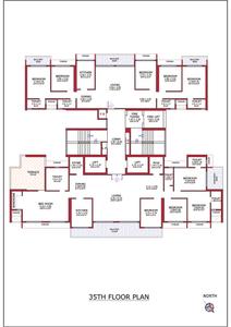 Image of 1200 Sq.ft 2 BHK Apartment / Flat for sale in Juhi Habitat Empressa, Sanpada, Navi Mumbai for Rs. 28000000