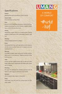 Image of 976 Sq.ft 2 BHK Apartment / Flat for sale in Goldwin Ganpati Umang, Madhyamgram, Kolkata for Rs. 3300000