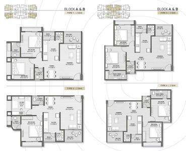 Image of 1683 Sq.ft 3 BHK Apartment / Flat for sale in Sahajanand Oasis, Memnagar, Ahmedabad for Rs. 12500000