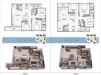 Image of 1500 Sq.ft 3 BHK Apartment / Flat for sale in Shilp White Pelican, GIDC Naroda, Ahmedabad for Rs. 8500000