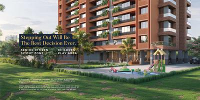 Image of 2691 Sq.ft 3 BHK Penthouse for sale in Callisto Sapphire, Sargasan, Gandhinagar for Rs. 13100000