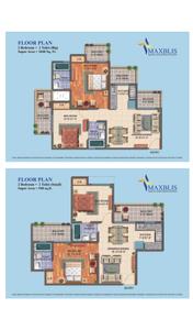 Image of 1320 Sq.ft 3 BHK Apartment / Flat for sale in Maxblis White House, Sector 75, Noida for Rs. 18700000