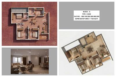 Image of 1500 Sq.ft 3 BHK Apartment / Flat for sale in Ganges Rashmi Delight, Hanspal, Bhubaneswar for Rs. 11088000