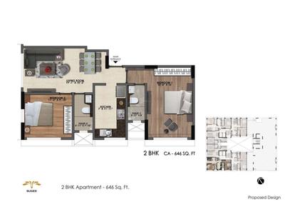 Image of 1550 Sq.ft 3 BHK Apartment / Flat for sale in Sugee Preksha, Dadar East, Mumbai for Rs. 47500000