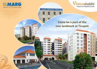 Image of 1170 Sq.ft 2 BHK Apartment / Flat for sale in Marg Vishwashakthi, Kotramangalam, Tirupathi for Rs. 4000000