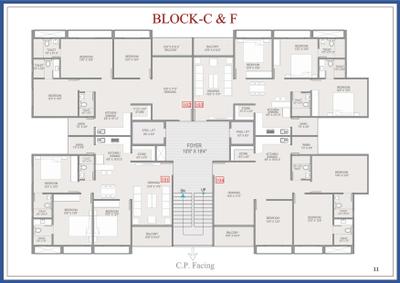 Image of 1800 Sq.ft 3 BHK Apartment / Flat for sale in Tirupati Sky, Kuber Nagar, Ahmedabad for Rs. 6500000