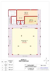 Image of 1645 Sq.ft 3 BHK Apartment / Flat for sale in SJ Capital Pride, Argora, Ranchi for Rs. 8500000