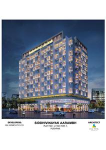 Image of 760 Sq.ft 1 BHK Apartment / Flat for sale in Riu Siddhivinayak Aarambh, Pushpak Nagar, Navi Mumbai for Rs. 5000000
