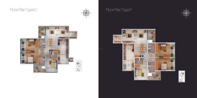Image of 2000 Sq.ft 3 BHK Apartment / Flat for sale in Joyalukkas Gold Tower, Edappally, Kochi for Rs. 25000000
