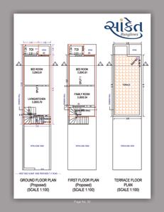 Image of 5958 Sq.ft 3 BHK Duplex for sale in Balaji Land Sanket Bunglows, Swati Park, Rajkot for Rs. 5851000