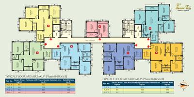 Image of 1161 Sq.ft 3 BHK Apartment / Flat for sale in GLS Sonar Tori Phase II, New Town, Kolkata for Rs. 6269400