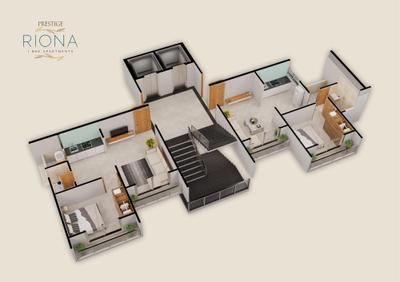 Image of 760 Sq.ft 1 BHK Apartment / Flat for sale in Vinayak Prestige Riona, Palanpur, Surat for Rs. 3451000