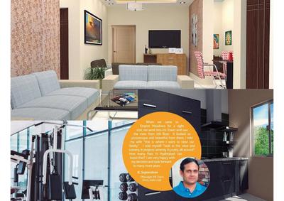 Image of 1305 Sq.ft 3 BHK Apartment / Flat for sale in Empire Meadows, Miyapur, Hyderabad for Rs. 8500000