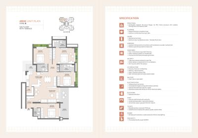 Image of 2100 Sq.ft 4 BHK Apartment / Flat for sale in RK Ambiance, Nana Mava, Rajkot for Rs. 17400000