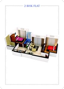 Image of 550 Sq.ft 1 BHK Apartment / Flat for sale in Crystal, Bhandup West, Mumbai for Rs. 9110000