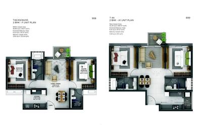 Image of 918 Sq.ft 2 BHK Apartment / Flat for sale in Amanora Gold Towers, Hadapsar, Pune for Rs. 11600000