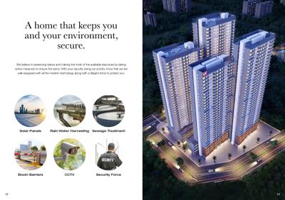 Image of 350 Sq.ft 1 BHK Apartment / Flat for sale in UK Luxecity E F, Kandivali East, Mumbai for Rs. 8500000