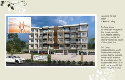 Image of 721 Sq.ft 1 BHK Apartment / Flat for sale in GHD Royal Avenue Thivim, Tivim, Goa for Rs. 6300000