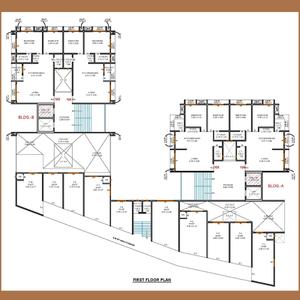 Image of 1233 Sq.ft 2 BHK Apartment / Flat for sale in Omkara Shubham Heights, Sima Nagar, Surat for Rs. 4500000
