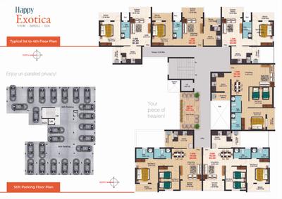 Image of 1250 Sq.ft 2 BHK Apartment / Flat for sale in Happy Exotica, Tivim, Goa for Rs. 8500000